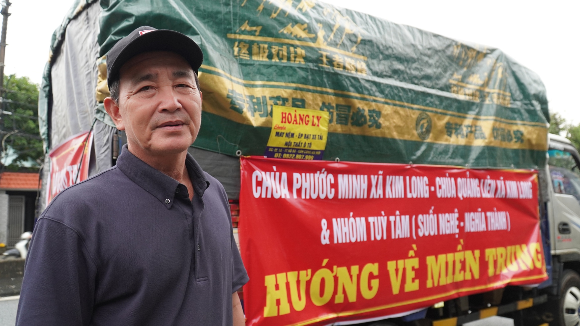 广治乡亲寄送救援物资给顺化洪灾区,岘港机构开放为民众充电